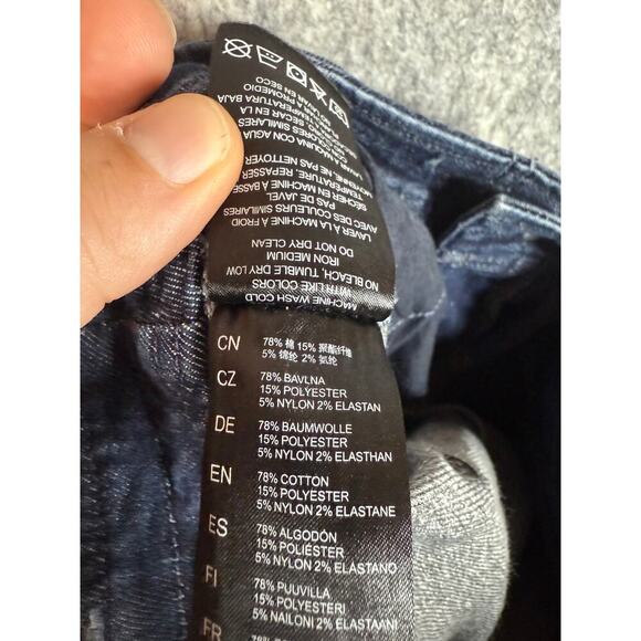 Kuhl Womens Thermik Straight Leg Denim Blue Jeans Style 6255 - Size 8 Short - Picture 6 of 10